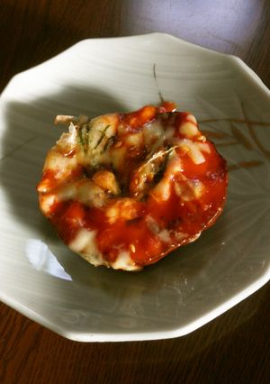 楽しくトッピング♪ピザ風焼き茄子-レシピのメイン写真