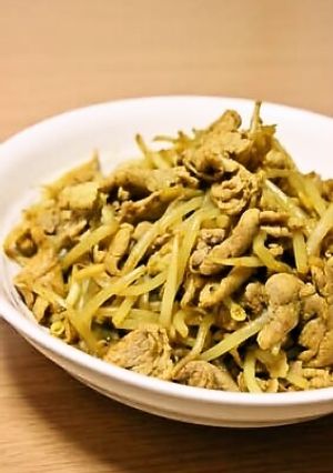 もやしと豚肉のカレー炒め-レシピのメイン写真