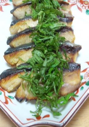 塩麹で☆ぶりの塩焼き青じそのせ-レシピのメイン写真