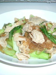 ★青梗菜と豚肉のオイスターソース炒め★-レシピのメイン写真