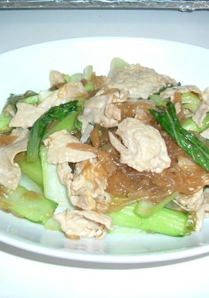 ★青梗菜と豚肉のオイスターソース炒め★-レシピのメイン写真