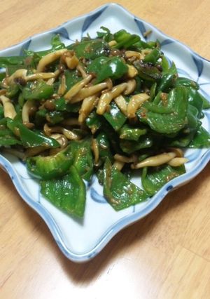 醤油麹で☆ピーマンとしめじの炒め物-レシピのメイン写真