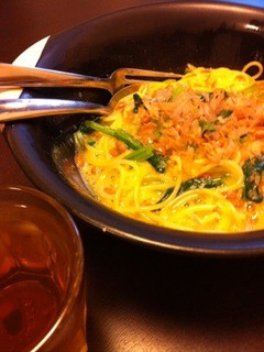 納豆たまごスパゲティ-レシピのメイン写真