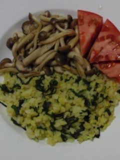 炒飯しめじ炒添え-レシピのメイン写真
