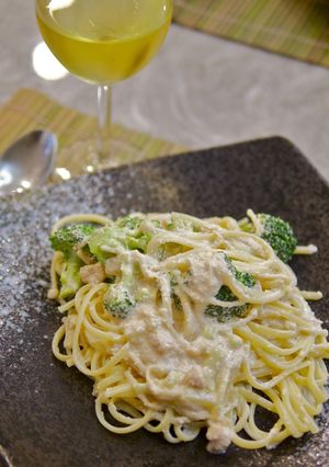 白ワインにぴったりの明太クリームパスタ-レシピのメイン写真