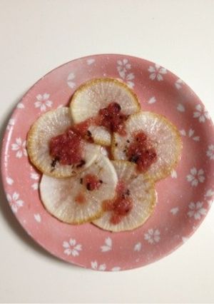 大根ステーキ梅肉ソースがけ-レシピのメイン写真