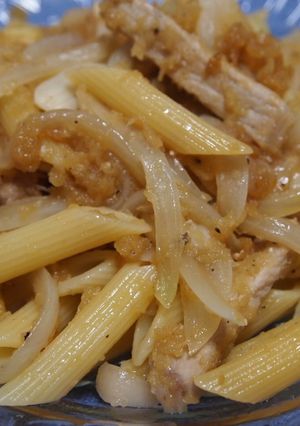 豚肉とりんごのペンネ-レシピのメイン写真