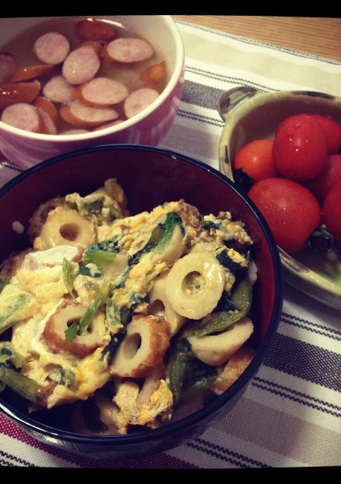 節約　簡単　ちくわ丼-レシピのメイン写真
