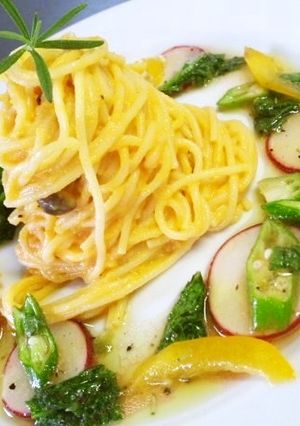 ニンジンの冷製パスタ-レシピのメイン写真