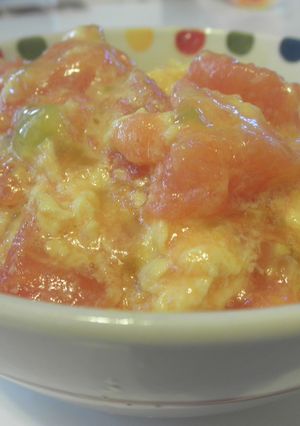 トロトロ～卵とトマトの炒め物♪-レシピのメイン写真