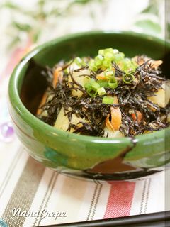 ひじきとじゃが芋の味噌マヨ炒め-レシピのメイン写真