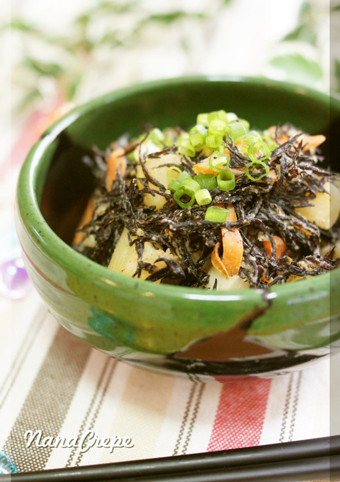 ひじきとじゃが芋の味噌マヨ炒め-レシピのメイン写真