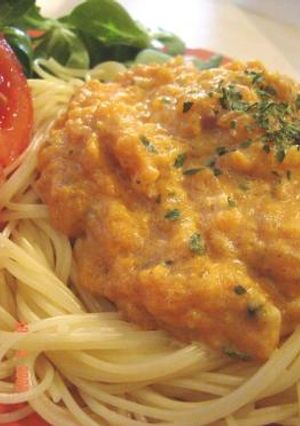 potiron(かぼちゃ)のクリームパスタ-レシピのメイン写真