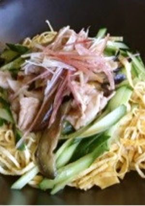 肉食かな☆栄養満点冷し中華-レシピのメイン写真