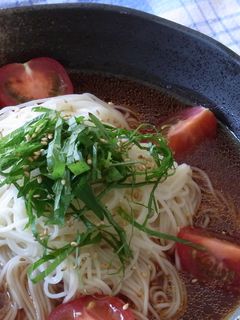 ★トマトジュース★で☆冷やし中華☆-レシピのメイン写真