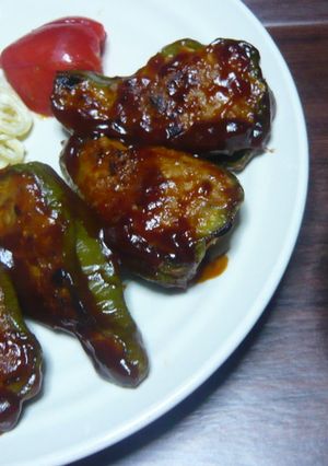 ピーマンの肉詰め-レシピのメイン写真
