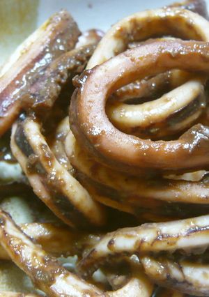 簡単つまみ♪イカのわた焼き-レシピのメイン写真
