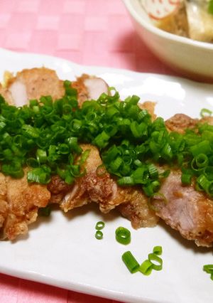 塩麹ヨーグルト漬け豚ロース肉DEネギトン-レシピのメイン写真