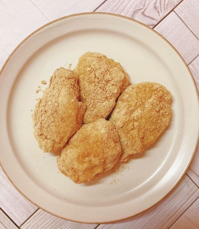 ヘルシーおやつ☆電子レンジで簡単豆腐もち-レシピのメイン写真