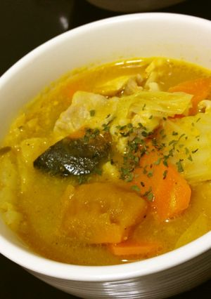 かぼちゃと豚肉のシチュー-レシピのメイン写真