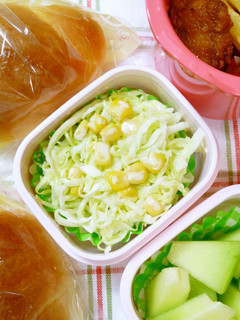 キャベツ1枚で、お弁当のおかず-レシピのメイン写真