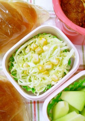 キャベツ1枚で、お弁当のおかず-レシピのメイン写真