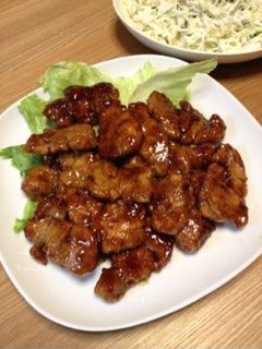 簡単♪ 豚肉の甘酢照焼き-レシピのメイン写真