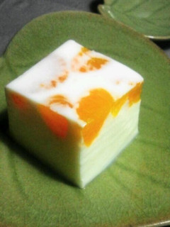 簡単定番おやつ!みかん入り♪牛乳寒天-レシピのメイン写真