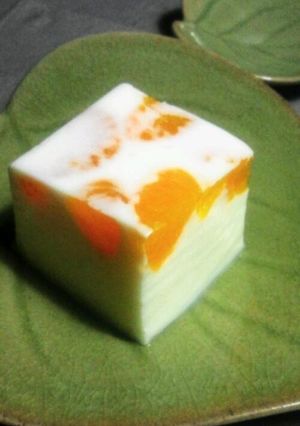 簡単定番おやつ！みかん入り♪牛乳寒天-レシピのメイン写真
