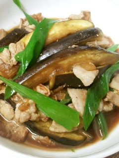 茄子と豚バラの炒め煮-レシピのメイン写真