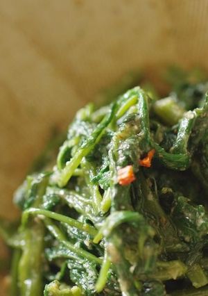 空芯菜のエスニック胡麻和え-レシピのメイン写真