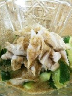 鶏ささみと叩ききゅうりの棒々鶏-レシピのメイン写真