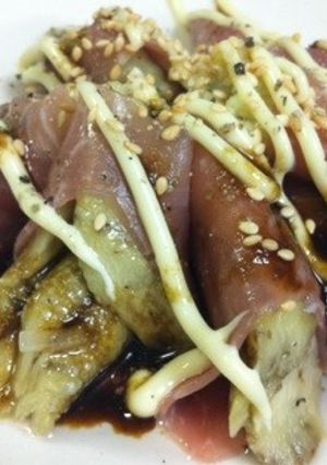 焼きなすの生ハム巻き-レシピのメイン写真