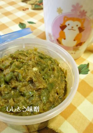 夏のご飯のお供に最適♪ししとう味噌-レシピのメイン写真