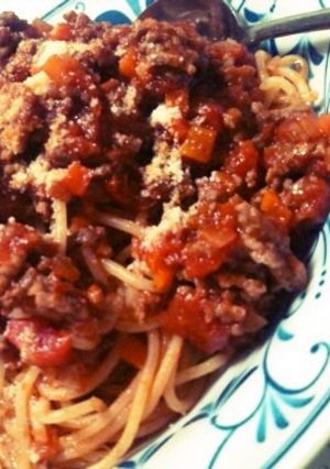 簡単＊野菜いっぱいミートソースパスタ-レシピのメイン写真