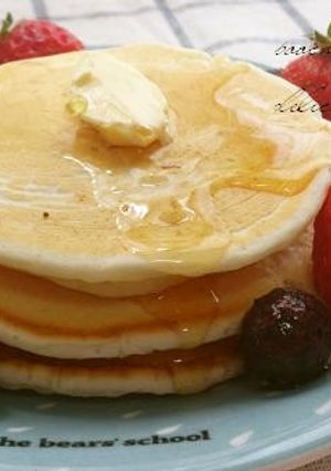 モチふわ食感♡幸福のホットケーキ-レシピのメイン写真