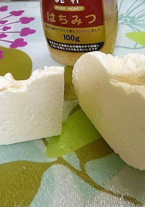 自家製チーズを牛乳と生クリームと米酢で！-レシピのメイン写真