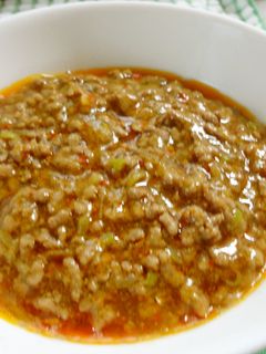 ひき肉の豆板醤炒め-レシピのメイン写真