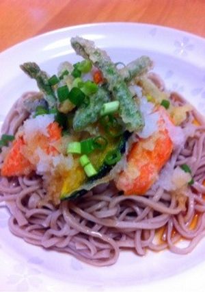野菜天おろしそば-レシピのメイン写真