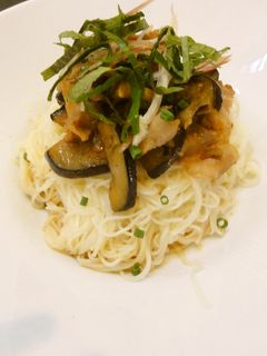 生姜焼きのっけそうめん-レシピのメイン写真