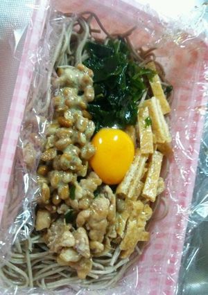 ♪ヘルシー茶そば夜食♪-レシピのメイン写真