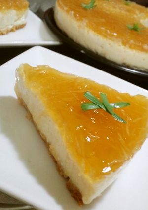 豆腐のアップルレアチーズケーキ-レシピのメイン写真