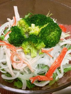 水菜と玉ねぎのサラダ-レシピのメイン写真