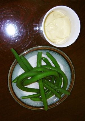 つまみにインゲン☀ガーリックわさマヨ-レシピのメイン写真