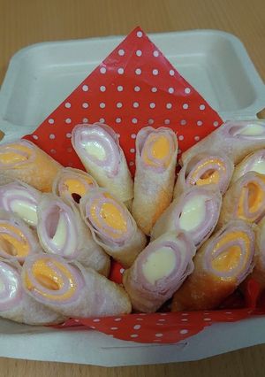 みんな大好き♪ハムチーズ春巻き-レシピのメイン写真