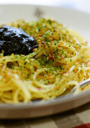 １人ランチ★手抜き海苔パスタ-レシピのメイン写真