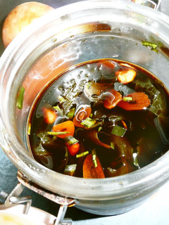 大葉にんにく醤油+ニラ=めちゃうま-レシピのメイン写真