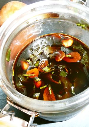 大葉にんにく醤油＋ニラ＝めちゃうま-レシピのメイン写真