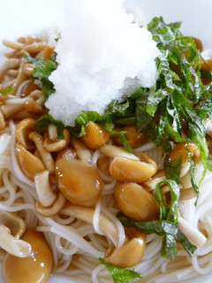 なめこおろしそうめん-レシピのメイン写真