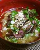 さんま蒲焼缶☆ひつまびし風☆冷やし茶漬！